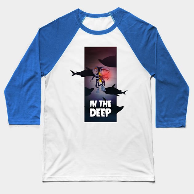 In the Deep Baseball T-Shirt by Fransisqo82